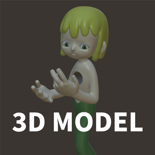 カイバ｜非公式ファンアート 3Dプリント用STLデータ