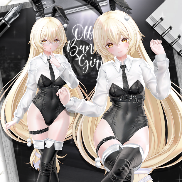 【11アバター対応】 NEW Office bunny girl