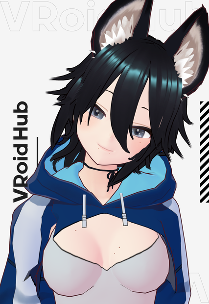 [Vroid]小狐原ハイネV1,0 [VRChat]