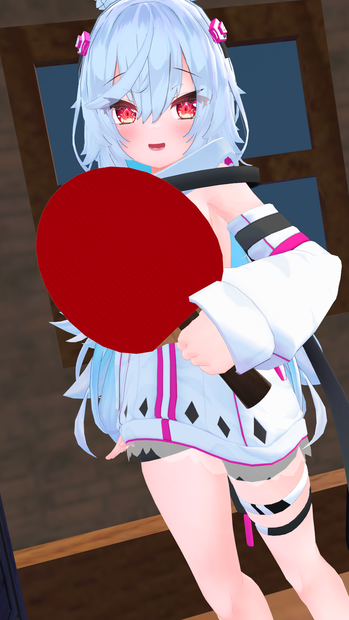 【VRChatアバター用】卓球ラケット【Moduler Avatar対応】