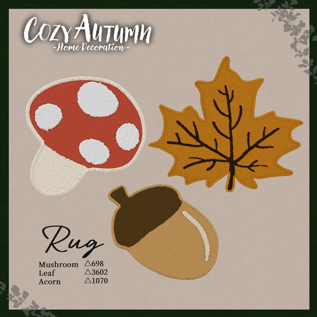 🍂Cozy Autumn🍂 Rug Set