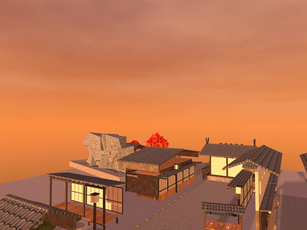 【無料】和風パノラマ Skybox 5種｜夕焼け・月夜・春霞・雪空・晴天【Unity対応】