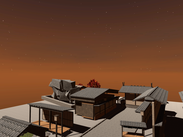 【VRChat想定】和風パノラマ Skybox 和の空 8種｜夜桜・祭り・朝霧・蒼天・茜空・星月夜・雪の夜・雨雲【4K / Unity対応】