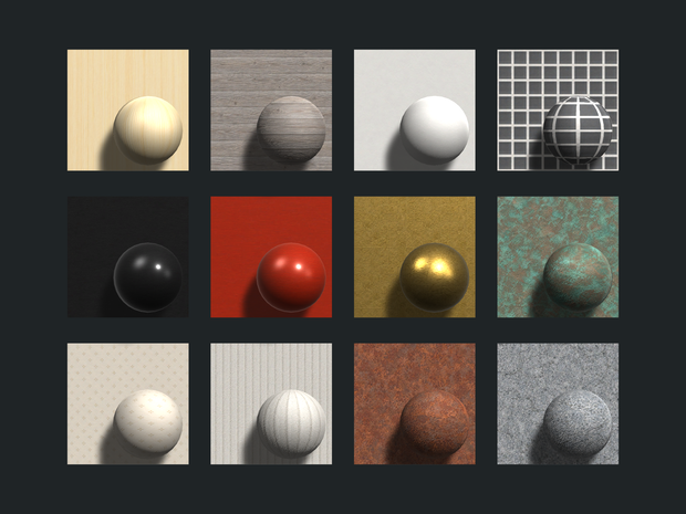 【無料】和風マテリアル拡張12種｜檜・漆・金箔・唐紙・砂紋【Unity設定済み / PNG・法線付き】