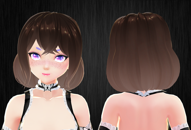 VRoid Studio Hair Preset 03 - Sweet Short Hair