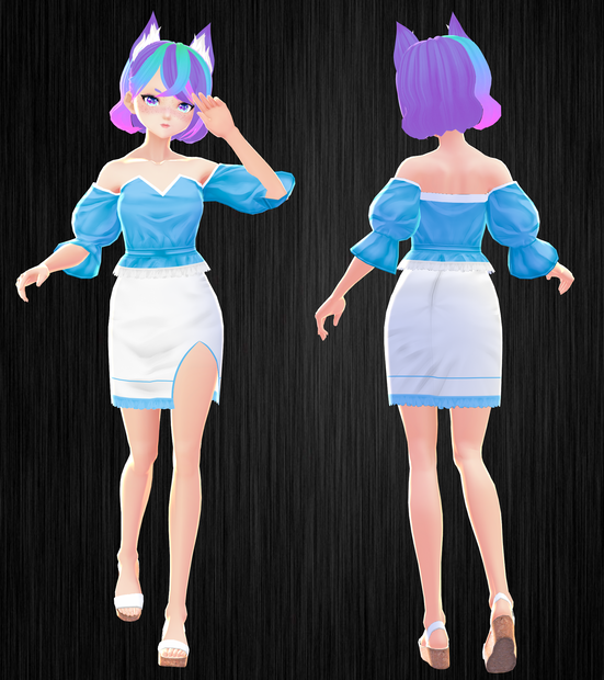 Cute Blue Set