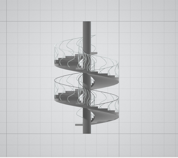 3d　階段