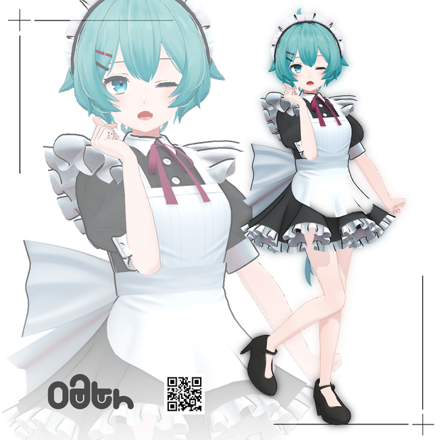 【薄荷対応】ミニスカートメイド/MINI SKIRT MAID 273