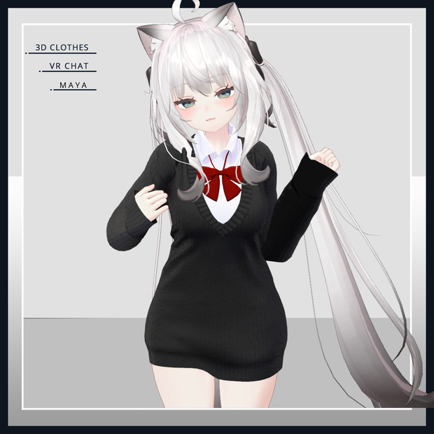 Loose ribbon for MAYA 舞夜