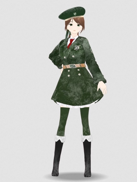 Model Lily from Winter Offensive (Vroid)