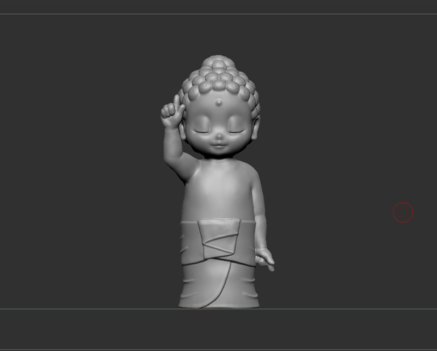 ちいさな仏さま　お釈迦さま　[STL　3Ⅾプリント用]
