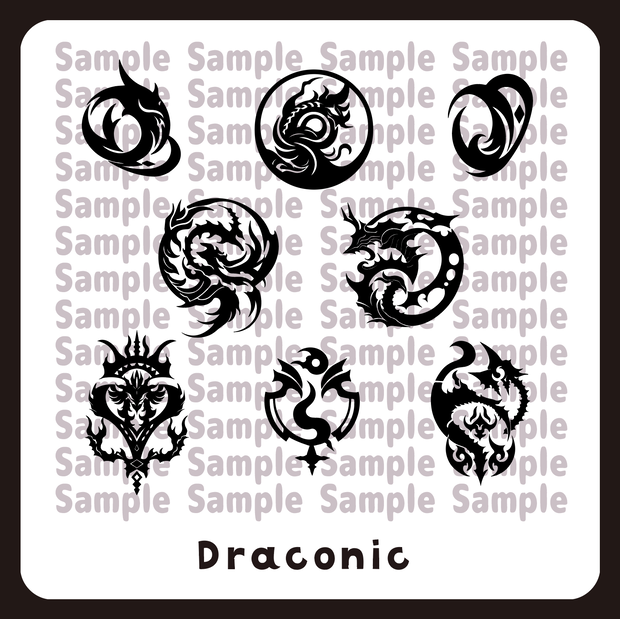 【VRC】竜デカール【Draconic】