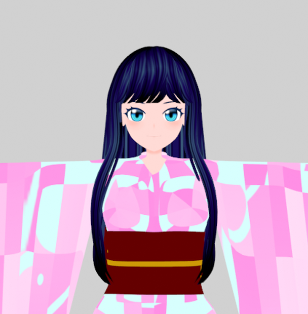 【VTuber/VRM】着物の女の子