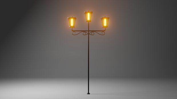 【素材】ランタン街灯 street light