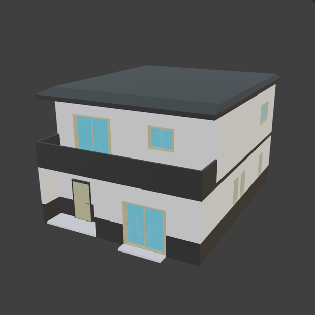 2階建ての家
