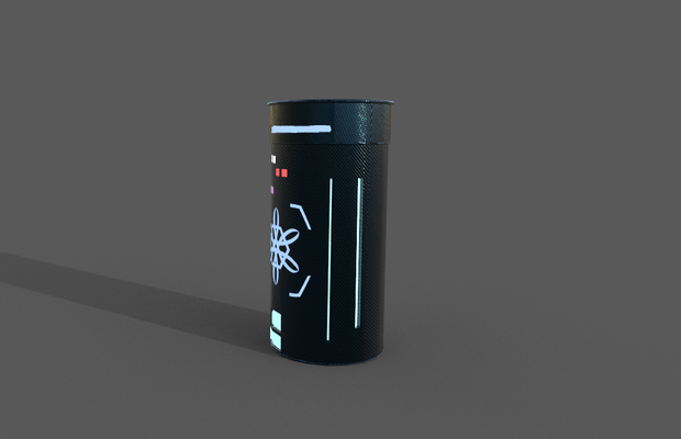 Futuristic Trashcan