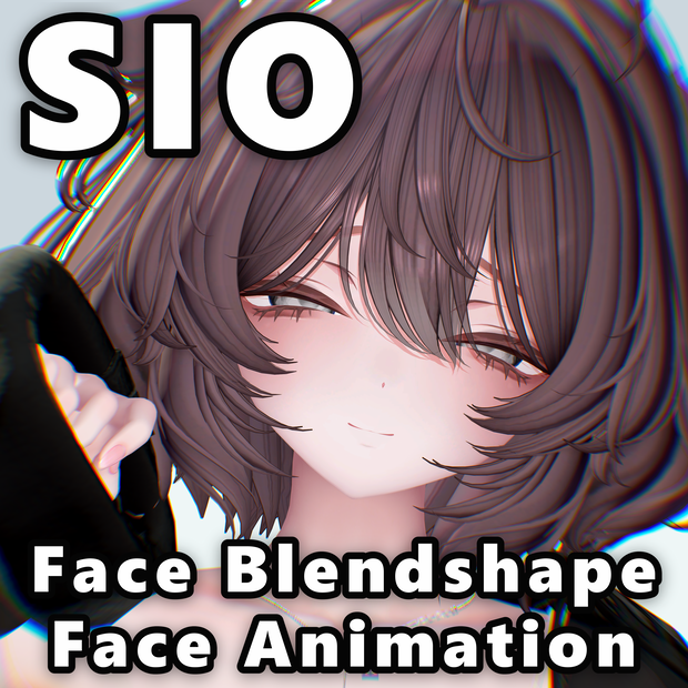 【しお/Sio】Face Blendshape + 17 Animation