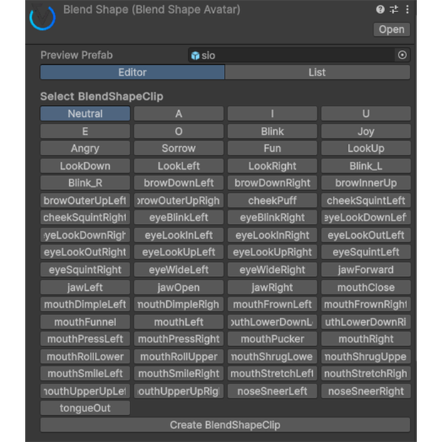 BlendShapeClipsTool