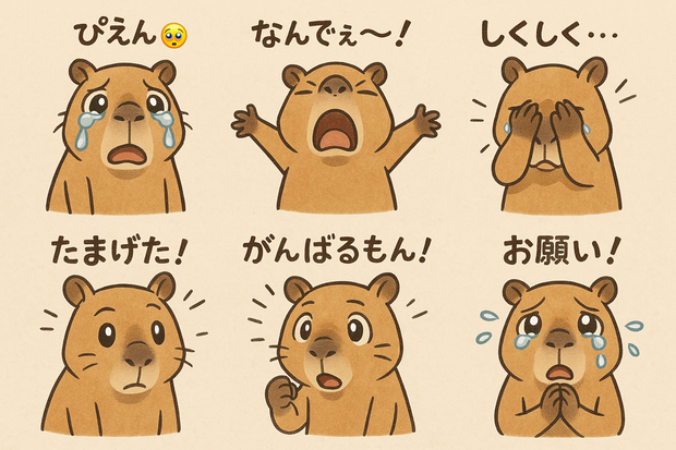 おもしろい！かわいい！キュートスタンプがいっぱい Ｎo.3