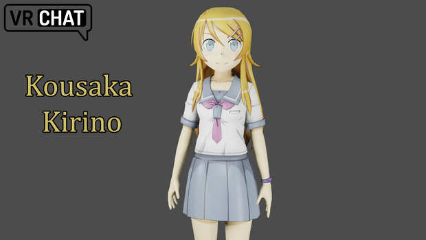 KOUSAKA KIRINO - VRCHAT AVATAR - CHANGEABLE CLOTHES