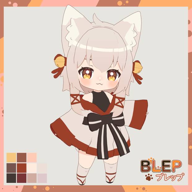 Inari 🦊⛩️ | Blep35 Studio【オリジナルVRMモデル / VTuber・配信向け】