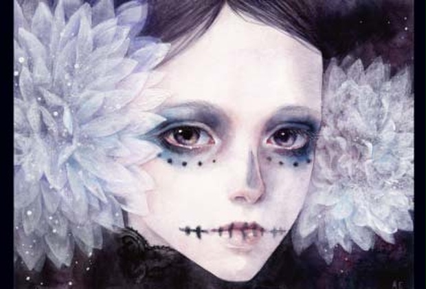 ドクロメイクの女の子 五ノ井愛booth Booth