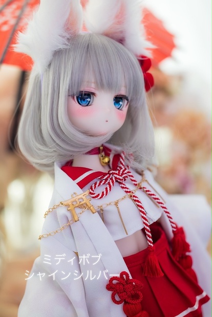 ロンシュカ ドールウィッグ 9インチ ナチュラルセミロング MDD DD 