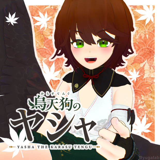 烏天狗のヤシャ【オリジナル3Dモデル】 #Yasha3D