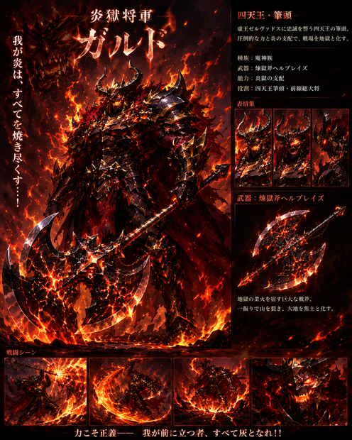 炎獄将軍ガルド