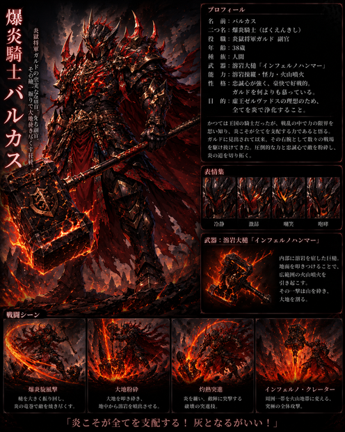 爆炎騎士バルカス
