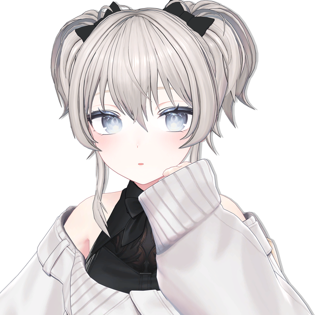 [ 14 avatars ] JK ショートツインテール - JK Short Twintail Hair