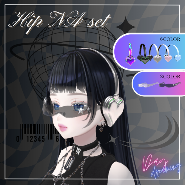 Hipなヘッドフォン×サングラスのセット