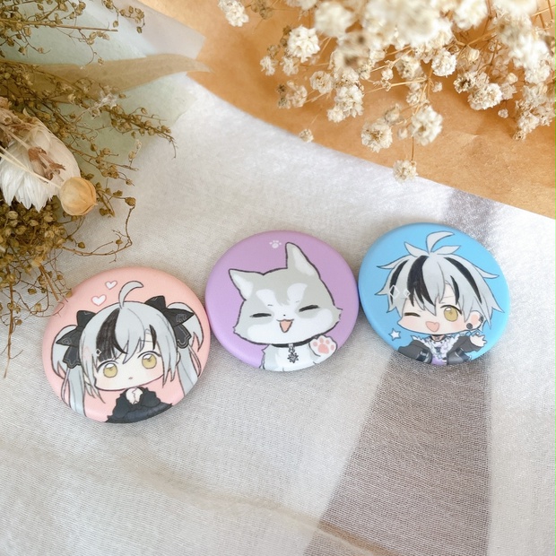 缶バッジ☪️ - アイスクリームパーティー - BOOTH