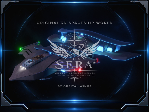✨発売記念セール中🎉オリジナルスペースシップ型ワールド-ICS SERA-