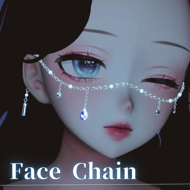 [PB] フェイスチェーン：FaceChainアクセサリー 【森羅・マヌカ・桔梗・ギズモ】