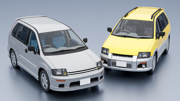 【3Dモデル】VRV（1997年のRV）