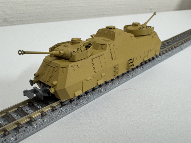1/150　Nゲージ　ドイツ軍 装甲列車 Nr.51　塗装済み完成品　１両