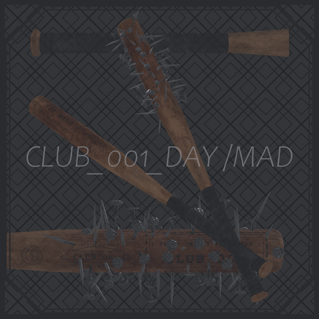 【VRChat想定】CLUB_001_DAY /MAD（2種セット / lilToon質感設定済）