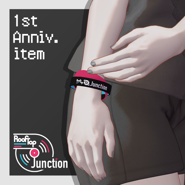 RoofTopJunction 1st Anniversary 記念リストバンド