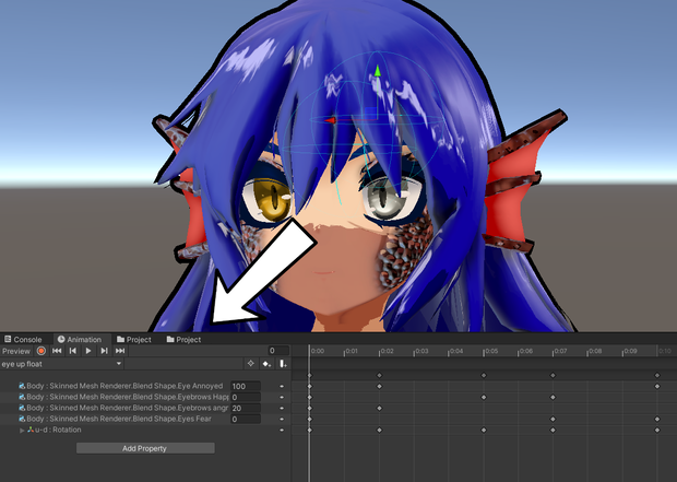 VRChat: Eye Tracking to Animation アイトラッキングをアニメーションに (Avatar Dynamics)