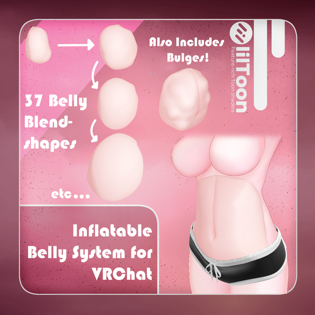Inflatable Belly System for VRChat