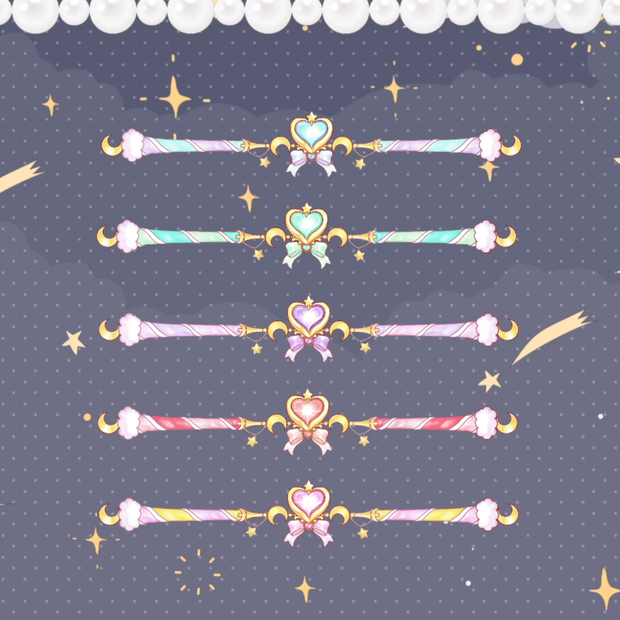 一週間無料【動く】魔法ちるプレート【5色】