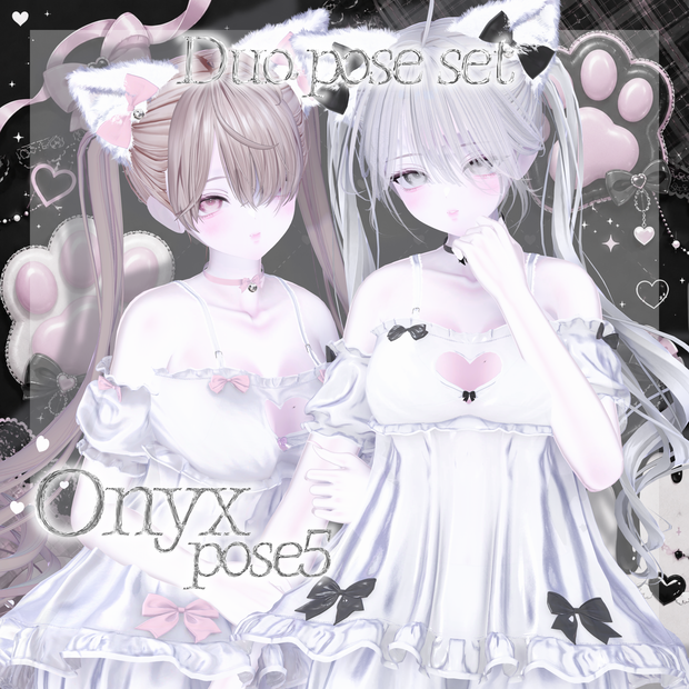 Onyx pose Set5 39種類 Duo pose Set🐈‍⬛