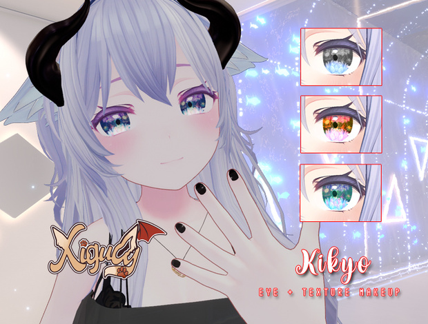 [MakeUp] Eyes + Body + Face | Kikyo
