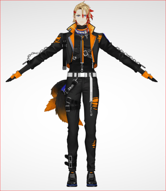 Axel Sirios 3D Characters 3D Model VRChat