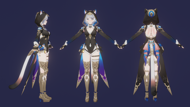 3Dモデル(Cipher)