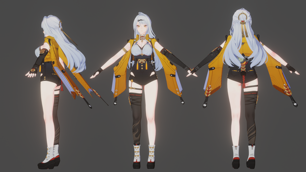 3Dモデル(Yixuan)