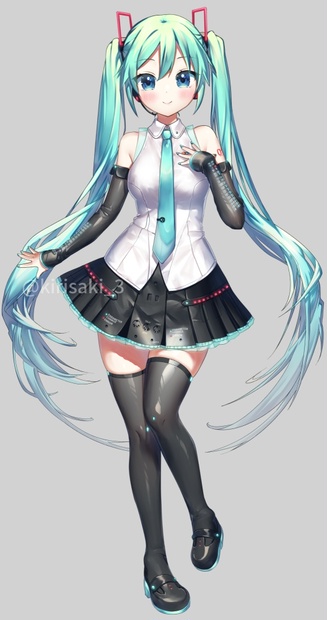 初音ミクV4X アクリルフィギュア - きりさきちゃんす！ - BOOTH