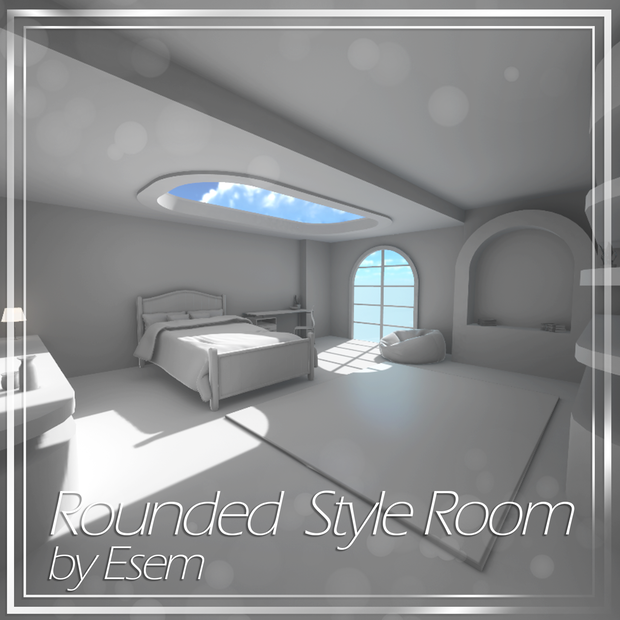 【VRC向けワールド想定】 Rounded Room