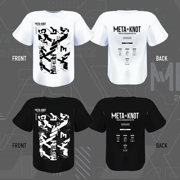 【VRChat想定】META=KNOT 2024 in AKASAKA BLITZ　アバター用Tシャツ